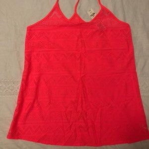 Pink swimsuit coverup